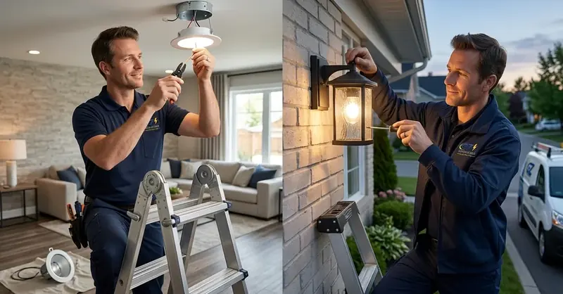 Installation de luminaires et de spots en Île-de-France